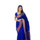 C J Enterprise Women's Banarasi Saree Pure Kanjivaram Style Silk Saree With Blouse Piece for Wedding