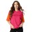 LEOTUDE Half Sleeve Cottonblend Oversized Tshirt for Women