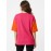 LEOTUDE Half Sleeve Cottonblend Oversized Tshirt for Women