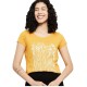 Max Women's Cotton Regular Fit Printed Round Neck T-Shirt