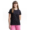 Jockey A144 Women's Super Combed Cotton Printed Fabric Relaxed Fit Short Sleeve T-Shirt