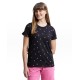 Jockey A144 Women's Super Combed Cotton Printed Fabric Relaxed Fit Short Sleeve T-Shirt