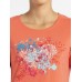 Jockey 1361 Women's Super Combed Cotton Elastane Stretch Regular Fit Graphic Printed Round Neck Half Sleeve T-Shirt